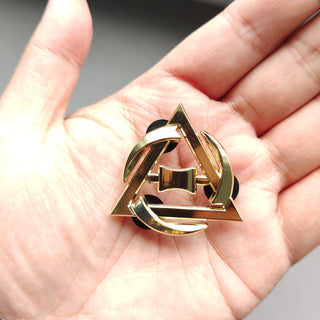 Therian Enamel Pin: Gold