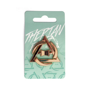 Therian Enamel Pin: Rose Gold