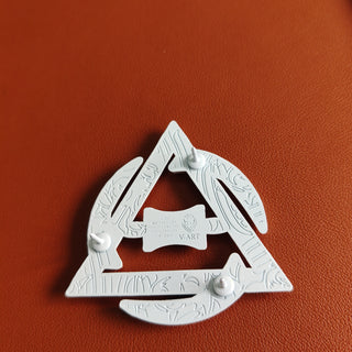 Therian Enamel Pin: White