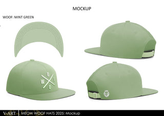 MEOW Hat Mint Green Hat