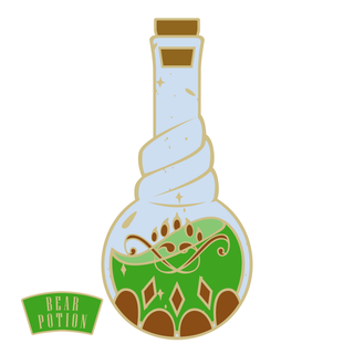 Bear Potion Pin Enamel Pin