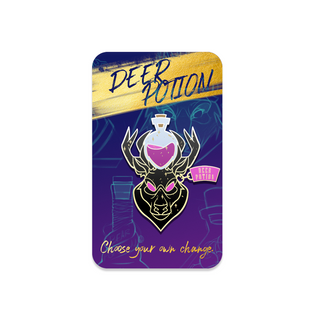 Deer Potion Pin Enamel Pin