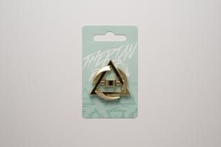Therian Enamel Pin: Gold Enamel Pin