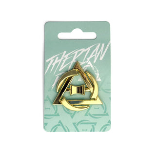 Therian Enamel Pin: Gold Enamel Pin