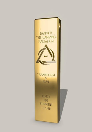 Therianizing Radiation Necklace: Gold Jewellery