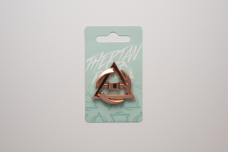 Therian Enamel Pin: Rose Gold Enamel Pin