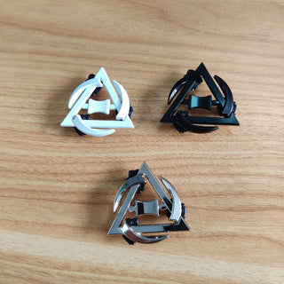 Therian Enamel Pin: Black