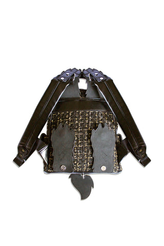 Waffpack: Black & Gold Tweed - Backpack - V - ART
