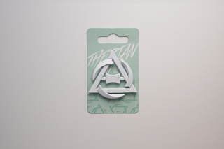 Therian Enamel Pin: White Enamel Pin